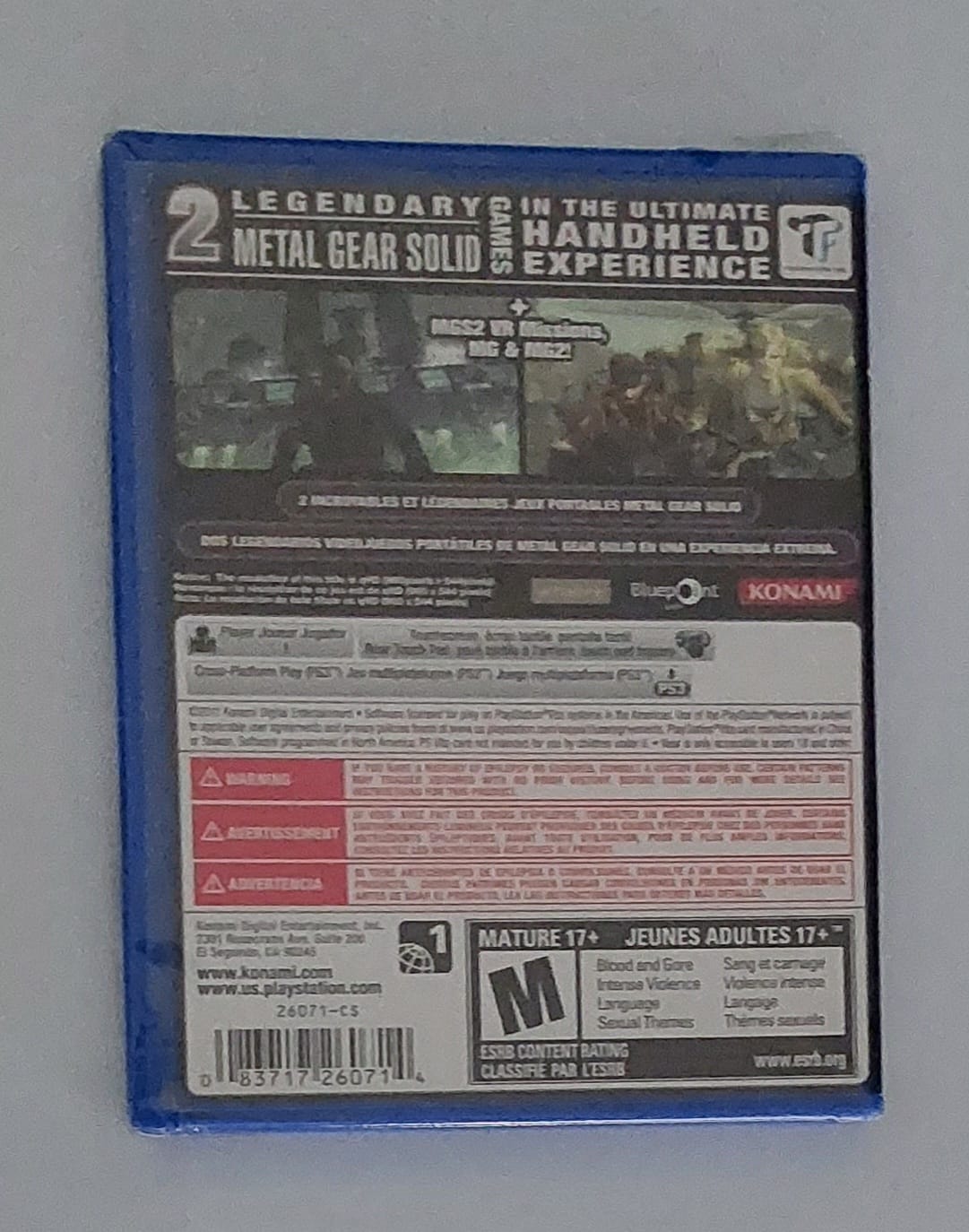 Metal Gear Solid HD Collection [PSV]