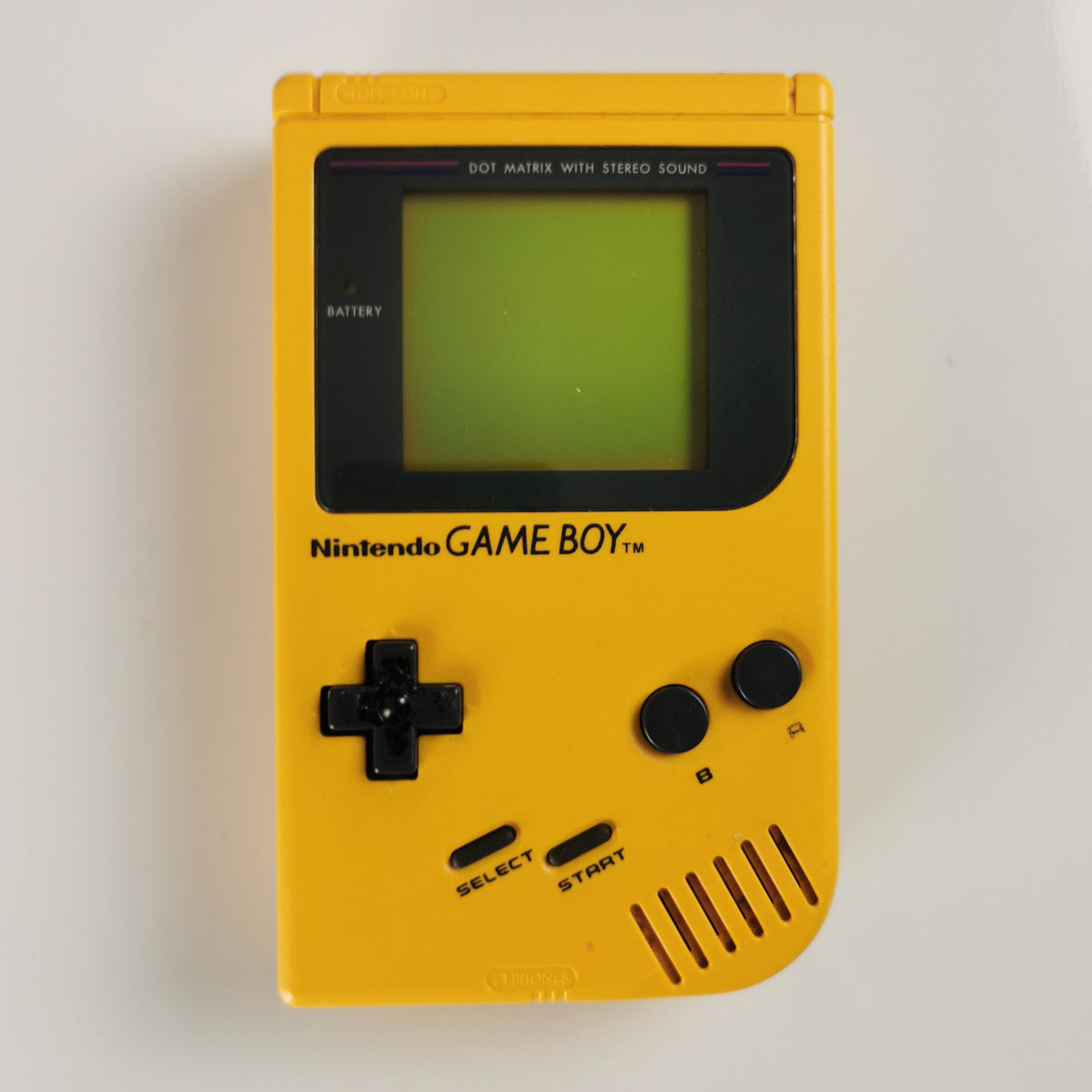 Nintendo GameBoy Classic Konsole gelb (Banana Jim) [Akzeptabel]