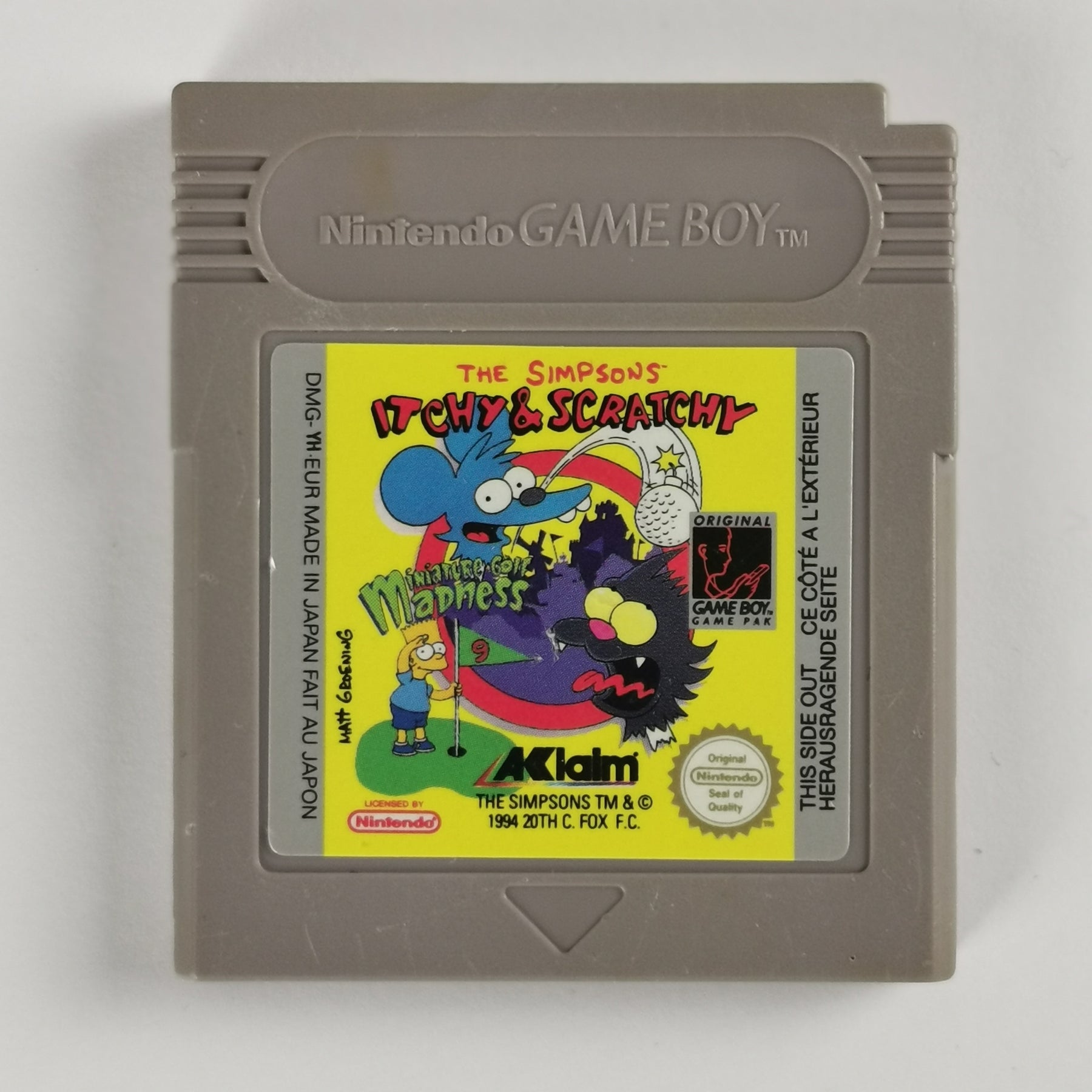 The Simpsons Itchy And Scratchy Game Boy [Gut]