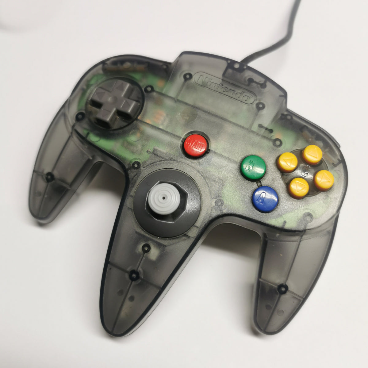 Nintendo 64 Controller Clear Schwarz [Gut]