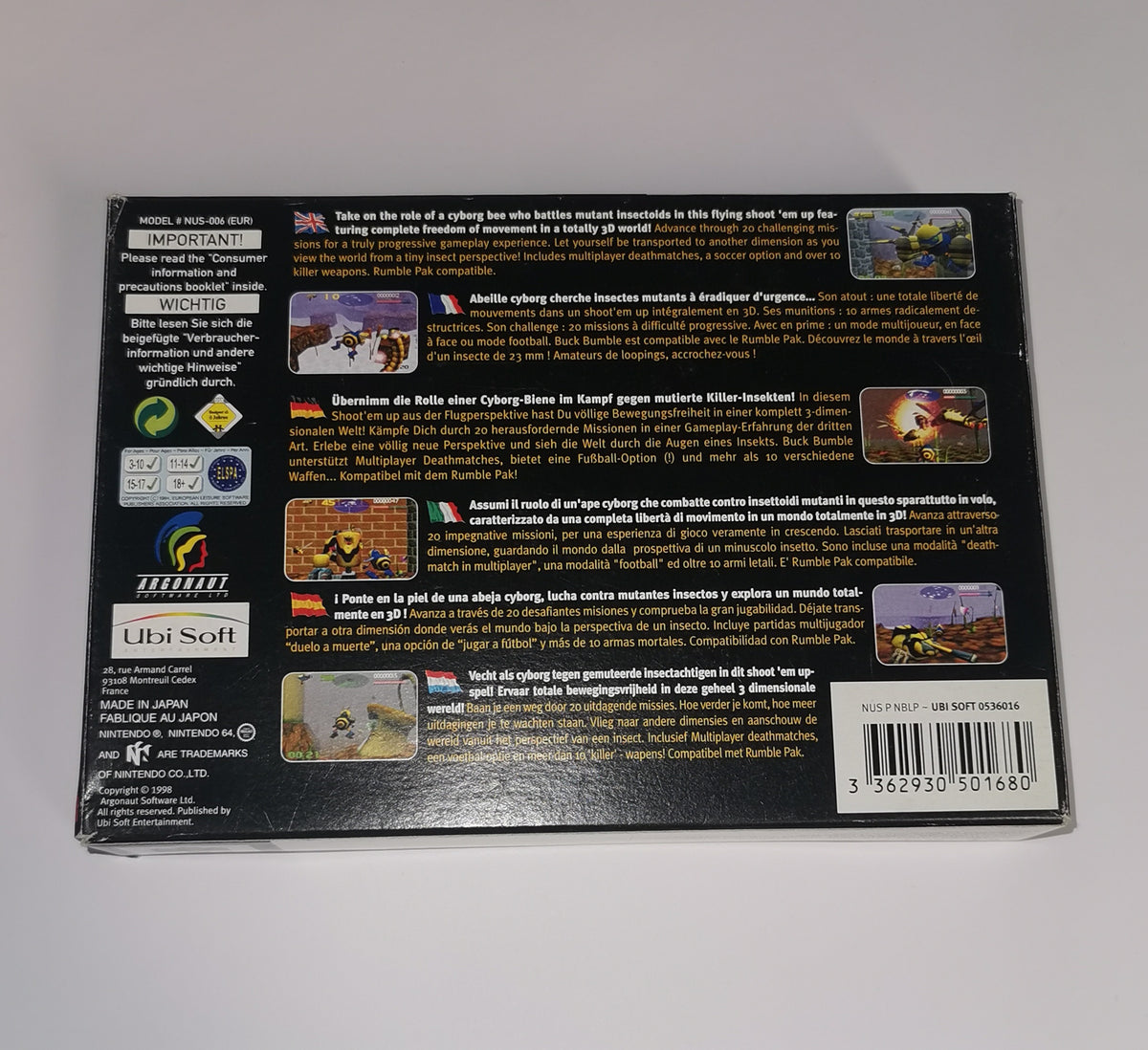 Buck Bumble Nintendo 64 [N64]